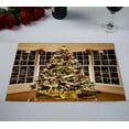 thumbnail image 2 of PKQWTM Christmas tree with presents and lights Kitchen Dining Table Mats Placemats Size 12x18 Inches, Set of 2 Pieces, 2 of 2