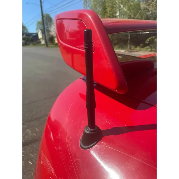 4 inch " Short Black Aluminum Antenna Mast AM/FM for CHEVROLET COBALT 2005-2010