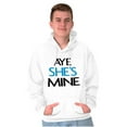 thumbnail image 6 of Aye Matching Set His Hers Cute Funny Hoodie Hooded Sweatshirt Men Brisco Brands S, 6 of 7