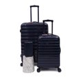 EV1 x iFLY Hardside Fibertech Luggage 3 Piece Set with HeartShaped