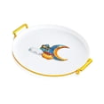 thumbnail image 2 of Elodie Plateau de Table Basse Créatif Rond pour Hôtel Cuisine Comptoir Blanc, 2 of 8