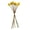 Yellow, variant on 6 Bundles Fake Pompon Mums Artificial Flower Faux Mini Chrysanth Ball with Stem for Vase Filler Home Wedding Party Centerpiece Flower Arrangements