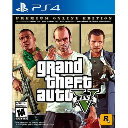 Pre-Owned Grand Theft Auto V: Premium Online Edition (Playstation 4) (Good)