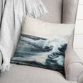 thumbnail image 3 of Creative Products Crashing Waves 18x18 Indoor / Outdoor Pillow, 3 of 3