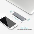 thumbnail image 4 of Lector de tarjetas USB 3.0 TF de 2 puertos Adaptador de concentrador tipo C dual para MacBook Air 2018 FLhrweasw El nuevo, 4 of 7