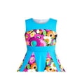 thumbnail image 4 of Girls Dress Floral Colorful Sundress Cotton Casual 6 Years, 4 of 6
