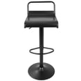 thumbnail image 6 of Emery Industrial Adjustable Barstool with Swivel in Black by LumiSource - Set of 2, 6 of 7