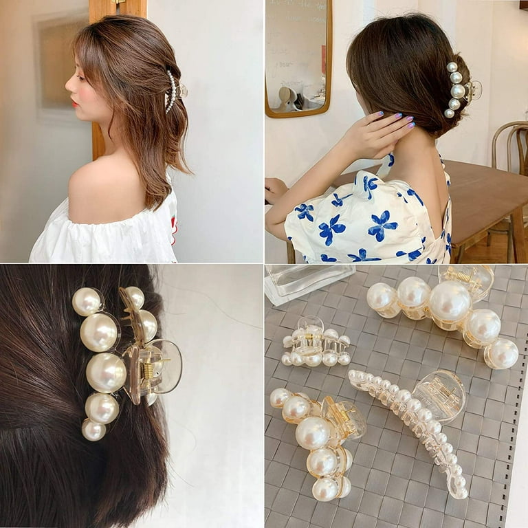 Korean Version of Pearl Hair Accessories Large, , Edium and Small  Temperament Hair Accessories Fresh Hair Clip - China Clip and Hair price