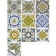 thumbnail image 1 of 10 piezas pegatina de azulejo simulado, 1 of 3