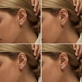 thumbnail image 4 of Briana Williams Hypoallergenic Surgical Steel Earrings for Sensitive Ears-20G Flat Back Earrings for Women Men-Small Stainless Steel Earrings Studs Hoop Cartilage Earring, 4 of 6