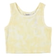 thumbnail image 5 of Camiseta sin mangas recortada acanalada de Elevenparis para mujer amarillo pastel L, 5 of 5