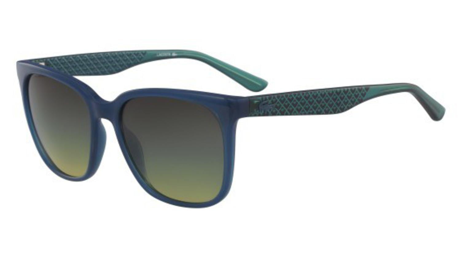 Lacoste Men's L829S L/829/S 001 Black/Blue Fashion Square Sunglasses 54mm 