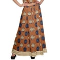 thumbnail image 5 of Moomaya Printed Ethnic Wear Long Skirt And Cold Shoulder Crop Top Set For Girls, 5 of 6