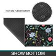 thumbnail image 6 of Pioneer Flower Floral Print Pattern Kitchen Rugs Sets Of 2,Anti Fatigue Kitchen Mat Rugs Non Slip Washable,Decorative Kitchen Floor Mats for Kitchen,Sink,Laundry,17"x30"+17"x47", 6 of 7