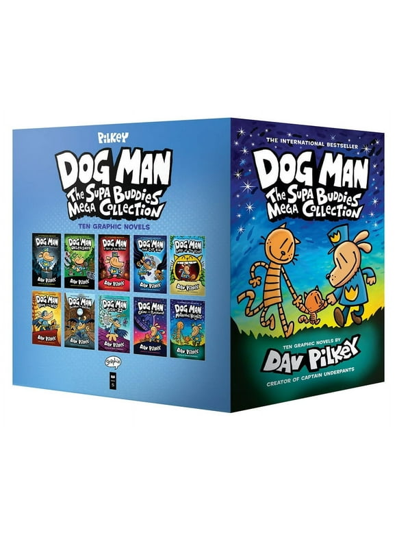 Dog Man: Boxed - Dog Man: The Supa Buddies Mega Collection: From the Creator of Captain Underpants (Dog Man #1-10 Box Set) (Other)