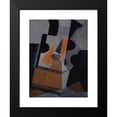 thumbnail image 2 of Juan Gris 11x14 Black Modern Framed Museum Art Print Titled - The Guitar (Still Life with Guitar) (1916), 2 of 5
