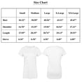 thumbnail image 4 of Mifater Women Summer Tops V-Neck T-Shirts Loose Short Sleeve Tops Tunic Blouse White Tees, 4 of 4