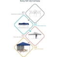thumbnail image 4 of Kojooin Pop Up Canopy Tent Outdoor Canopy Heavy Duty Commercial Instant Tent Shelter with 1 Removable Sidewall, 4 of 6