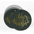 thumbnail image 2 of Inkdotpot Pack Of 50 Merry Christmas Favor Paper Tags Craft Real Gold Foil Hang Tags, 2 of 6