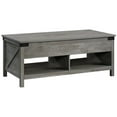 thumbnail image 4 of Home Square 3 Piece Set with L Shaped Writing Desk 3-Shelf Bookcase Coffee Table, 4 of 27