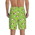 thumbnail image 2 of Balery Guinea Pigs Men's Cotton Knit Pajama Shorts Waistband & Pockets,Short Pajama Pants-Large, 2 of 8