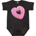 thumbnail image 3 of Inktastic Heart Shaped Donut with Pink Icing and Sprinkles Boys or Girls Baby Bodysuit, 3 of 5