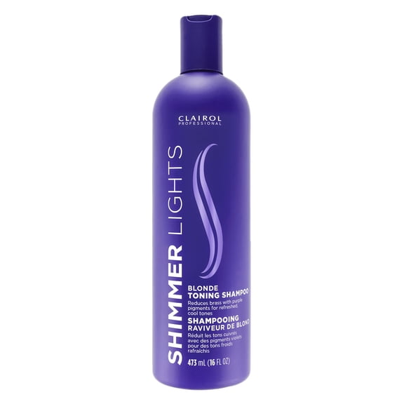Clairol Professional Shimmer Lights Shampoo Blonde & Silver 16 Fl Oz
