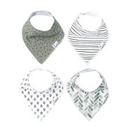 Baby Bandana Drool Bibs for Drooling and Teething 4 Pack Gift Set ?Alpine? by Copper Pearl