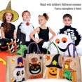 thumbnail image 5 of Piezas, Bolso de Regalo de Dulces de Halloween, Bolsa de Dulces de Lino de Halloween, Bolsa de Merienda de Lino para Fiesta de Halloween, para Niños Suministros de Fiesta de Halloween Favor Rojo Verde Cocina, Decoración y Otros, 5 of 5
