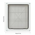 thumbnail image 4 of Pet Door, 4 Rotation Ways Dog Enter Out Door Convenient to Installed At Door or Wall Solid Door Flap Safe and Sturdy Acrylic Transparent Small Cat Door, 4 of 7