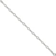 thumbnail image 2 of Sterling Silver 5mm Fancy Link Bracelet Made In India qg667-7.25, 2 of 5
