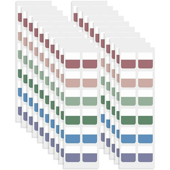 SAVITA 240pcs Sticky Tabs, Writable Page Tabs and Flags Self-Adhesive Reusable Page Markers Index Tab for Reading