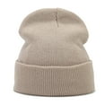 thumbnail image 4 of Beanie Hat, Unisex Cuffed Knit Hat, Soft Warm Watch Cap, Skull Cap for Men Women, Winter, Casual, Minimalist Style, Stocking Stuffers Baberdicy, Ideal for Men And Women, 4 of 4