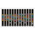 thumbnail image 1 of Accessories Guitar Fretboard Stickers Scales Notes Fret Decals Beginner Learning Black, 1 of 9
