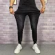 thumbnail image 4 of Pantalones vaqueros elásticos para hombre, pantalones vaqueros para hombre, pantalones harén negros elásticos, tendencia regular de invierno 2024, moda primavera otoño, estilo coreano, 4 of 4