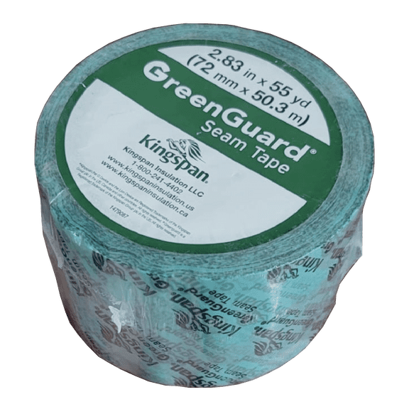 Kingspan GreenGuard Seam Tape | 2.83 in. X 165 Ft. | Insulation Tape | 1 Roll