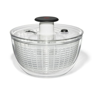 OXO Softworks Little Salad, Fruit and Herb Spinner, 3 Quart, Clear