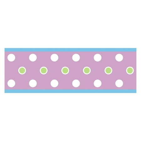 Roommates Nursery Baby  Room Wall  Decor  Purple Dot Peel 