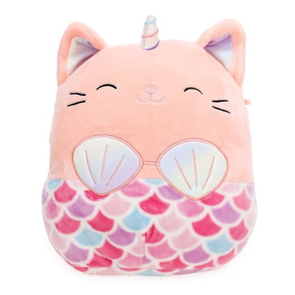 Squishmallows Official Kellytoy 2021 Summer Squad 8 Inch Squishy Soft Plush Toy Animal (Mitzie The Mermaid Caticorn)