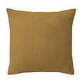 thumbnail image 1 of Classic Waffle Mustard Decor Pillow (Feather Insert) 24" Square, 1 of 1