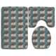 thumbnail image 1 of ABPHQTO Nutria Juego de alfombras de baño de 3 piezas Alfombra de baño Alfombra de contorno y tapa de inodoro ABPHQTO  Cont-CHAPPLE-19380, 1 of 2