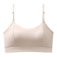 thumbnail image 2 of SBYOJLPB Women's Sexy Bra Women's Steel Ring Gathering Bra Underwear Daily Bra Beige XXXL, 2 of 4