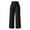 Black, variant on Pants for Women Trendy Casual High Waist Wide Leg Palazzo for Smocked Elastic Waist Loose Comfy Pajama Pockets Trousers