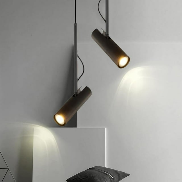 Meomi Lighting 7W Integrated LED Cylinder Ceiling Fixture, ETL Listed Dimmable 420 Lumens (Oil Rubbed Bronze Finish)