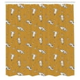 thumbnail image 3 of Ambesonne Rodeo Shower Curtain, Cow Skulls Arrows Feathers, 69"Wx75"L, Pale Coffee and White, 3 of 5