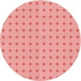 thumbnail image 1 of Ahgly Company Indoor Round Patterned Pastel Pink Area Rugs, 5' Round, 1 of 6