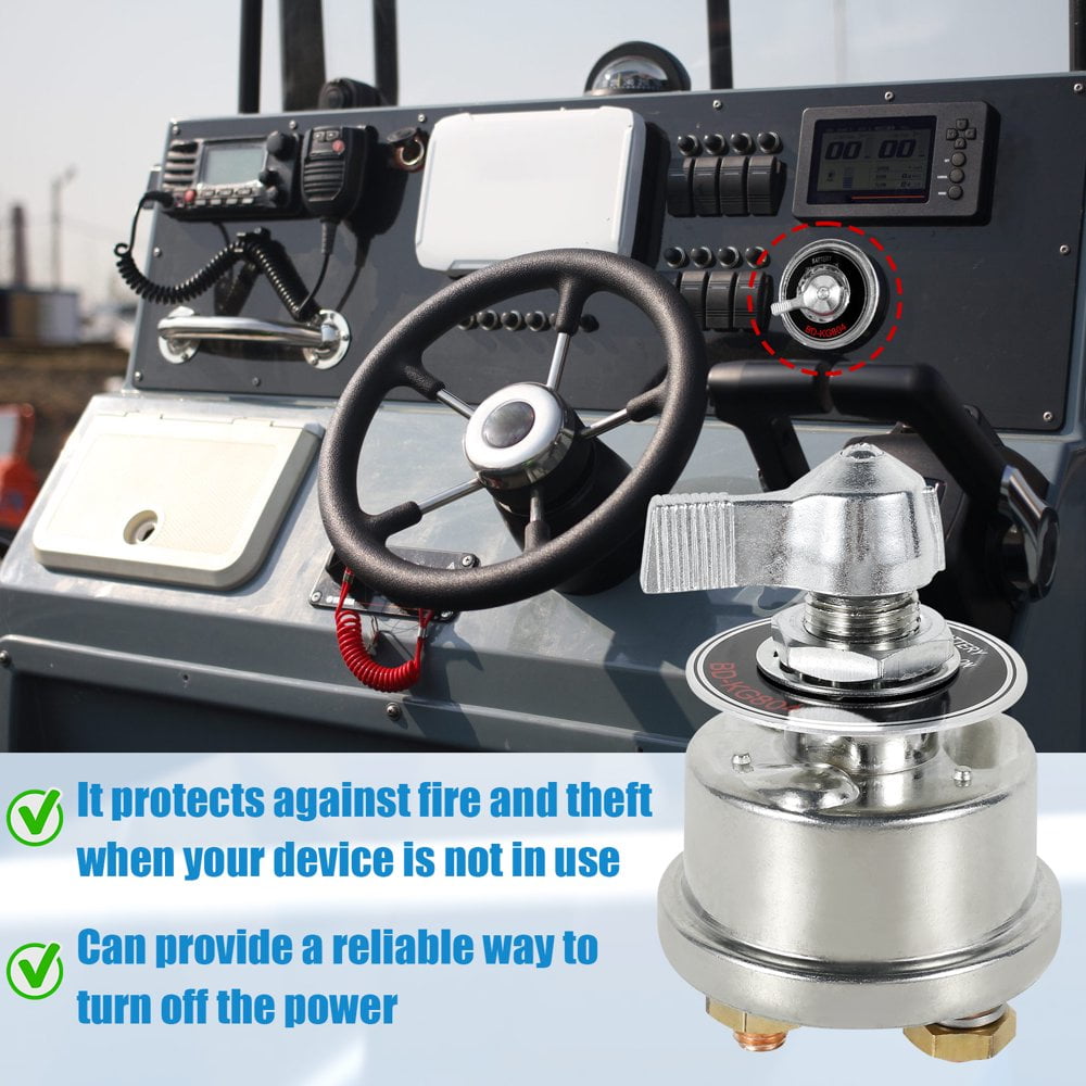 Interrupteur D'Isolateur De Batterie Max 32V Dc 200A Cont 300A Int On