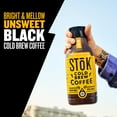 thumbnail image 5 of (6 pack) SToK Bright & Mellow Medium Roast Black Unsweetened Ready to Drink Cold Brew Coffee Bottle, 48 fl oz, 5 of 16
