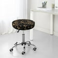thumbnail image 7 of Lsque Modern Golden Butterfly Round Bar chair cushion covers Velvet Fabric Premium Comfort Protects from Scratches and Stains for 14-17 Inch Chair- 14 inch, 7 of 7