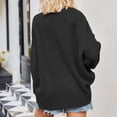 thumbnail image 5 of Annhoo Sweater for Women Casual Long Sleeve V Neck Knitted Tops Fall Winter Loose Comfort Pullover Sweater Tops, 5 of 5